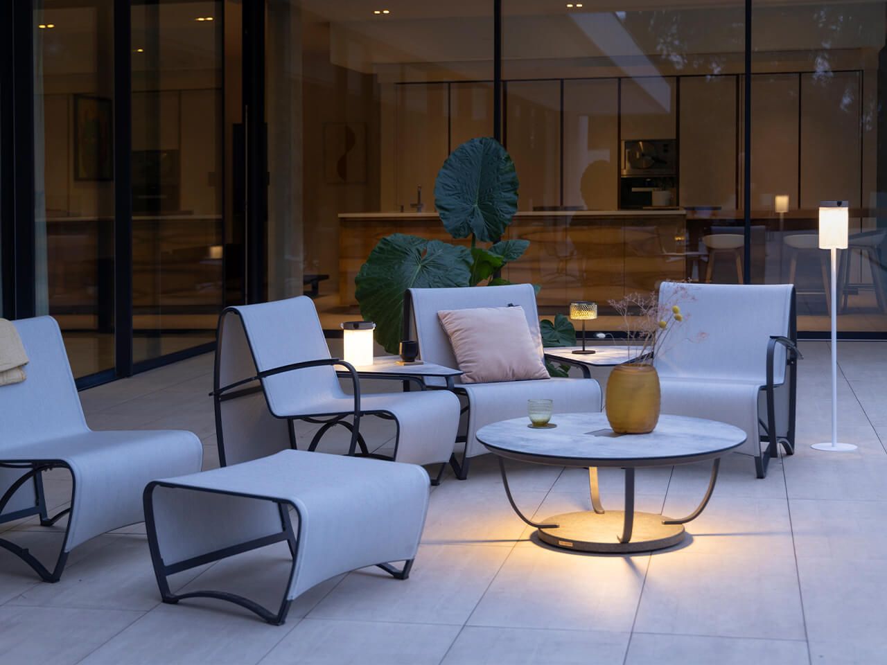 Квадратная подставка для ног в Batyline® Les Jardins® Jetstream ARCH-00041731 - Вид №1