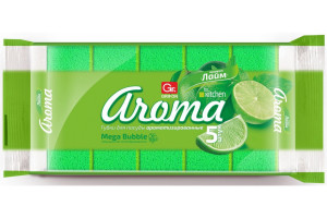 16098661 Губки для посуды из поролона АРОМА 5 шт. Б0041965 Grifon