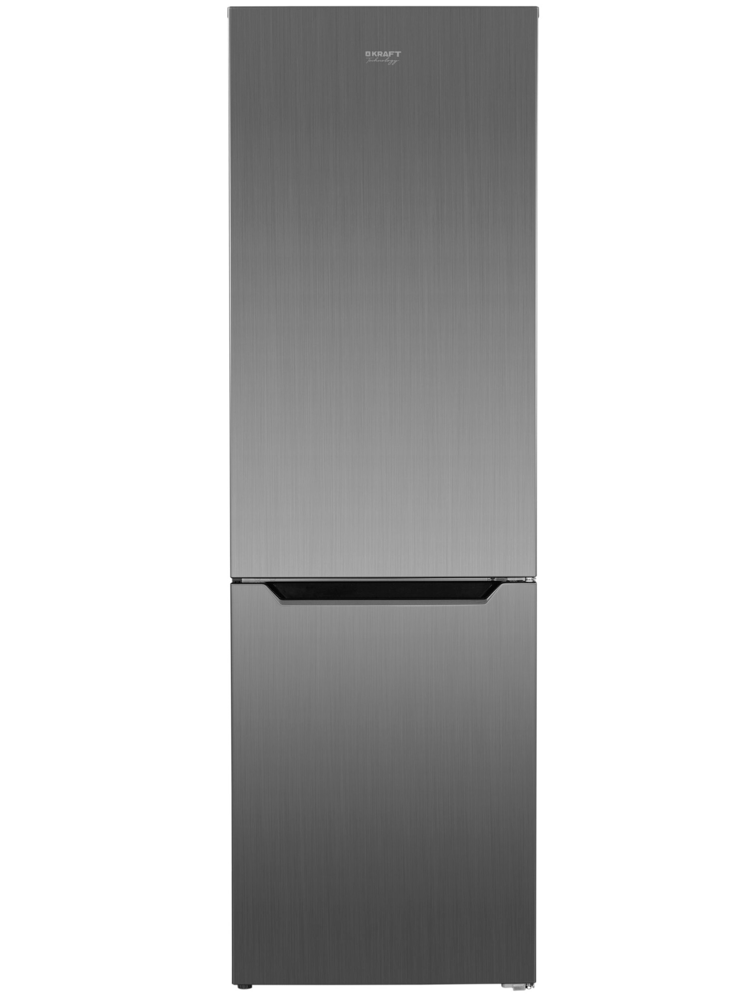 8192447 Холодильник с морозильником   KRAFT TNC-NF302X серебристый STDN-0030737