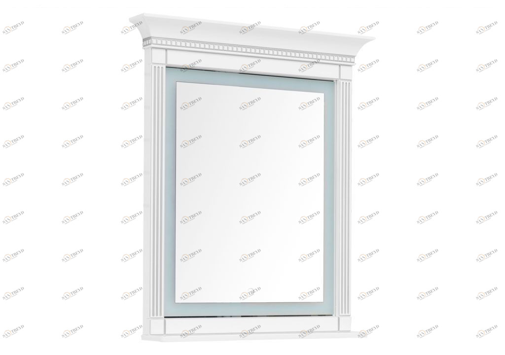 Зеркало Aquanet Селена 90 белый/серебро 00201646