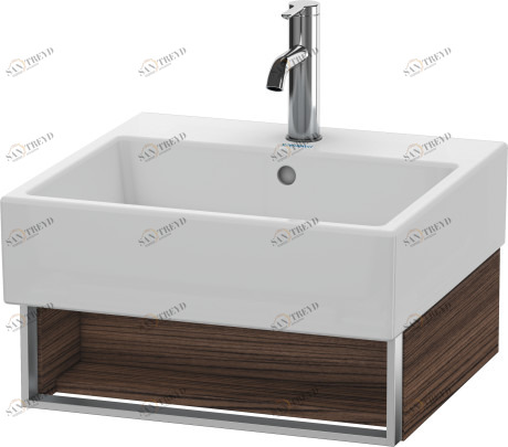 VA602402121 Тумбочка подвесная Vero Air #VA6024 484 x 431 мм Орех темный декор Duravit
