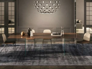 Lago Прямоугольный стол из xglass Air