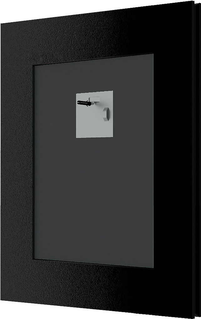 BY 3889 Зеркало в багетной раме - травленое серебро 52 mm EVOFORM Definite - Вид №1