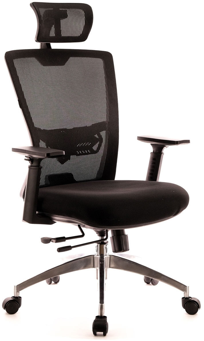 90320370 Кресло для руководителя Polo S Ткань-сетка черный STLM-0183319 EVERPROF