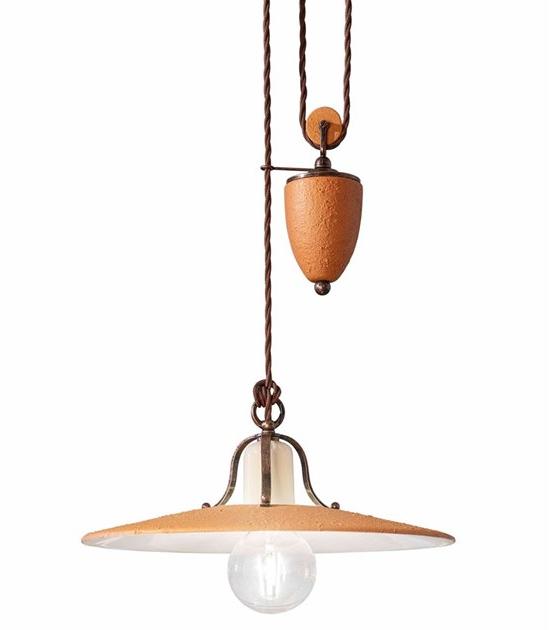 FERROLUCE Регулируемый керамический подвесной светильник Bologna C824 - c825 - Вид №1