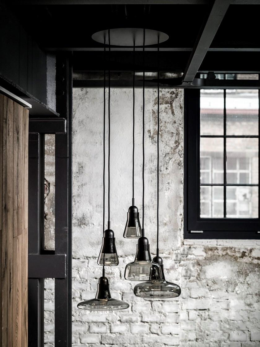 BROKIS Подвесной светильник из дутого стекла с диммером Shadows Pc894-95-96-97 - Вид №11