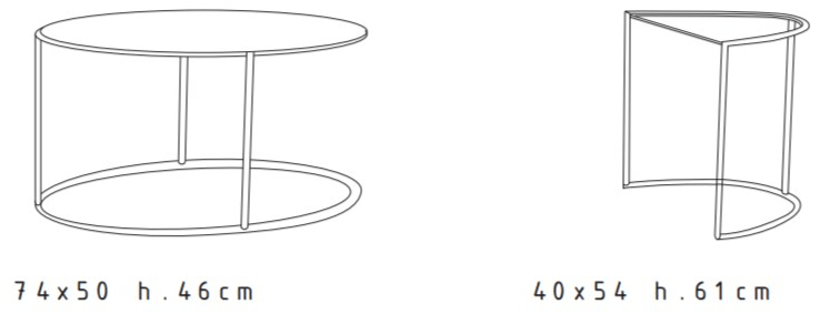 F.lli Orsenigo Журнальный столик из стали и хрусталя sun-id-1379751 - Вид №4