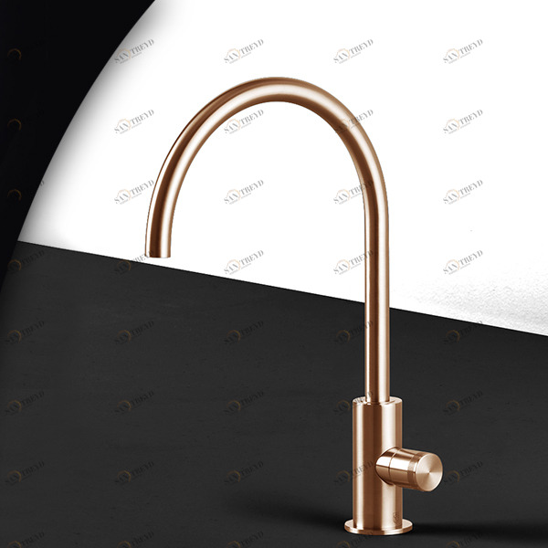 Смеситель для раковины HIRO HIR2R розовое золото Radomonte