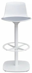 ENEA Табурет высокий полипропиленовый с подставкой для ног Lottus