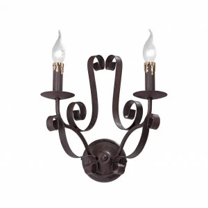 Бра на 2 лампы темно-коричневое Vitaluce V1100/2A VITALUCE СВЕЧА 00-3931393 Коричневый