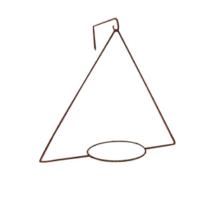 Держатель для кашпо с кронштейном 50x45x19 см металл коричневый