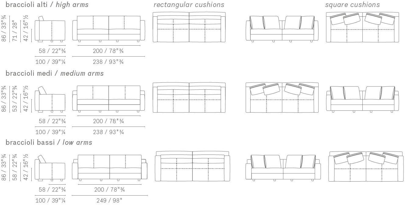 Poltrona Frau 2-х местный диван La collezione - divani e poltrone sun-id-1360542 - Вид №6