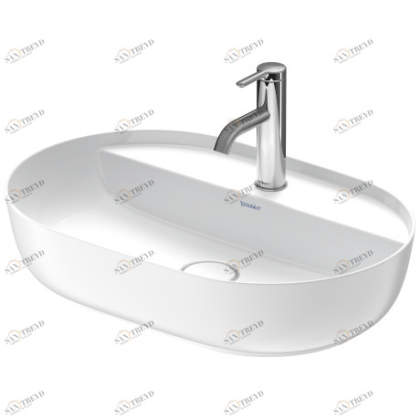 0380602100 Накладная раковина на столешницу  овальная Duravit Luv