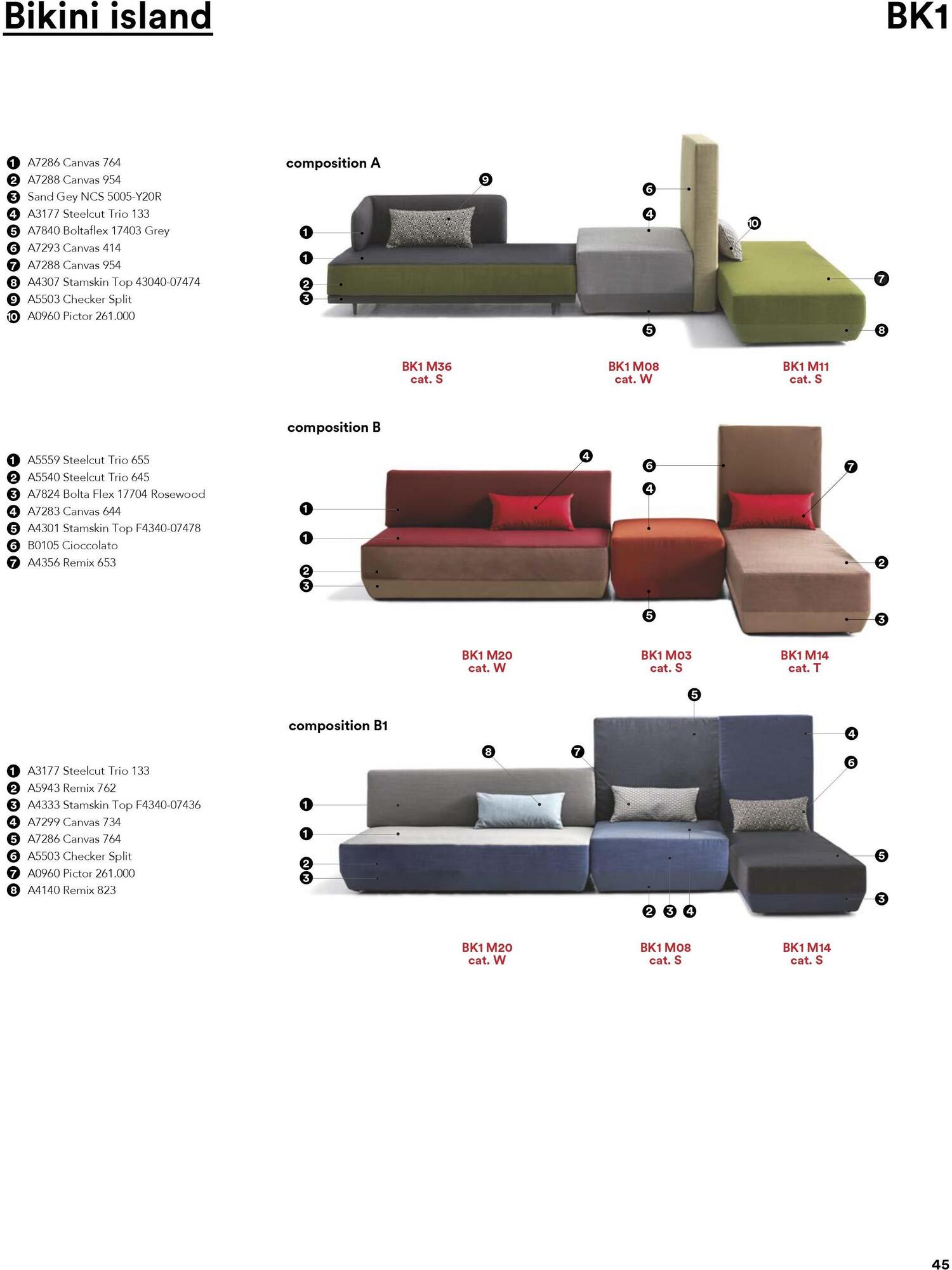 Moroso Модульный секционный диван Bikini island sun-id-1362162 - Вид №13