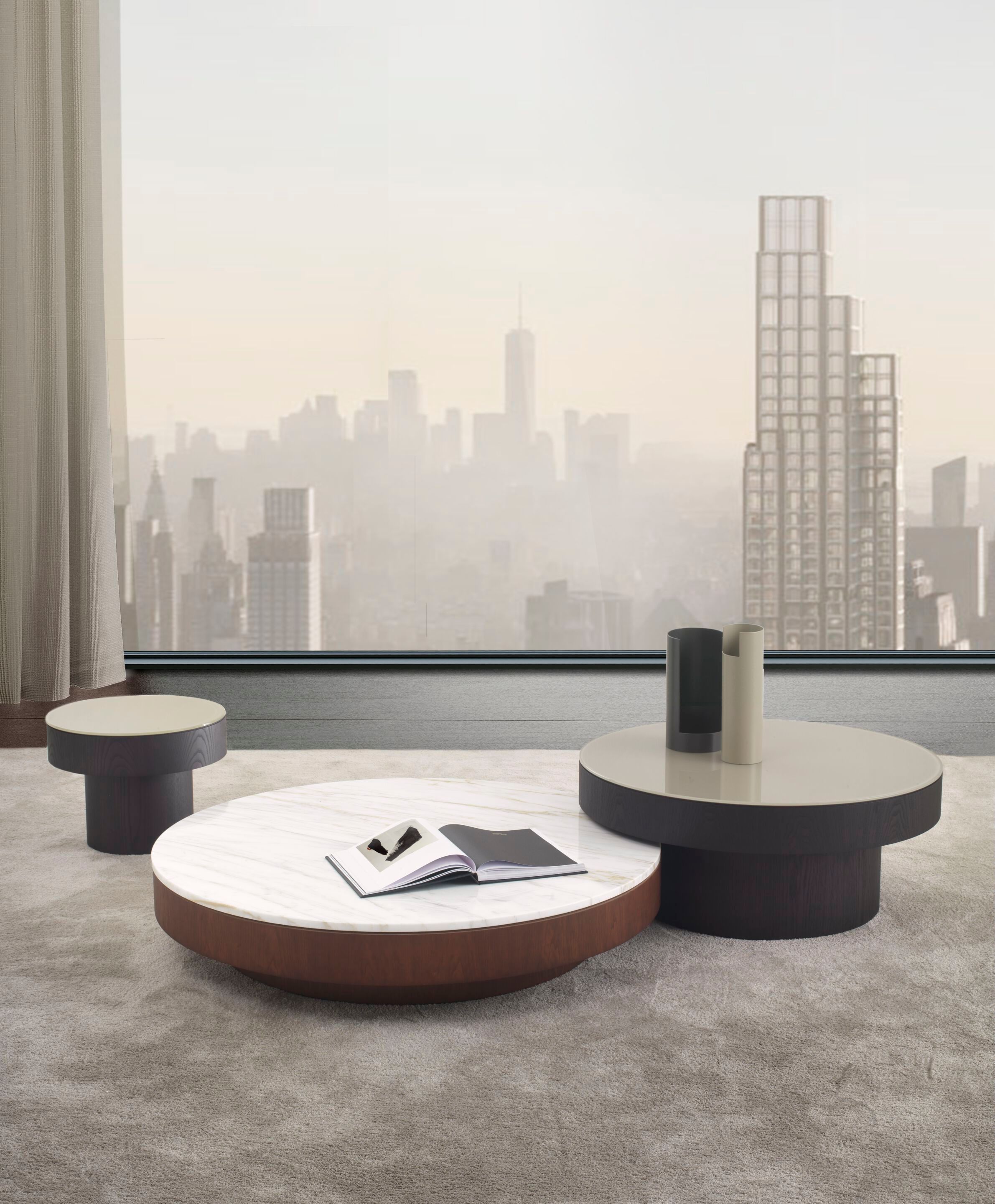 Круглый мраморный журнальный столик i 4 Mariani DOT ARCH-00093409 - Вид №1