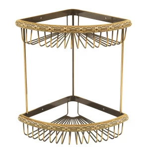 LM6682B Полка угловая Jasmine 2-ярусная LEMARK JASMINE