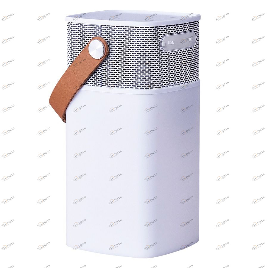 Колонка беспроводная с подсветкой aGLOW белая KREAFUNK KFHS01