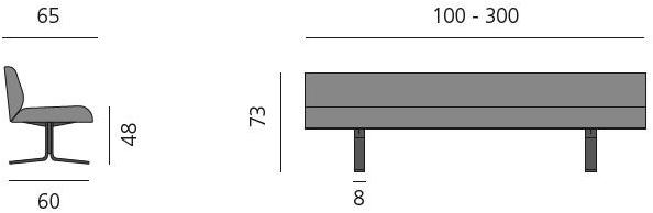 more Кожаная скамейка со спинкой Mount sun-id-1402734 - Вид №4