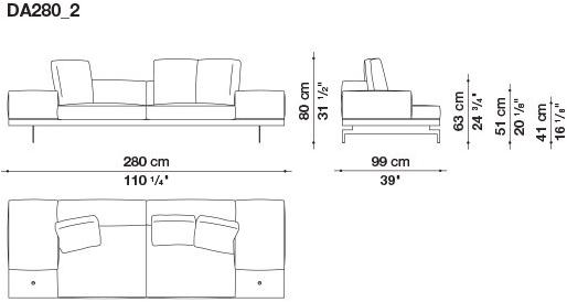 B&B Italia 3-х местный тканевый диван Dock sun-id-1376507 - Вид №145
