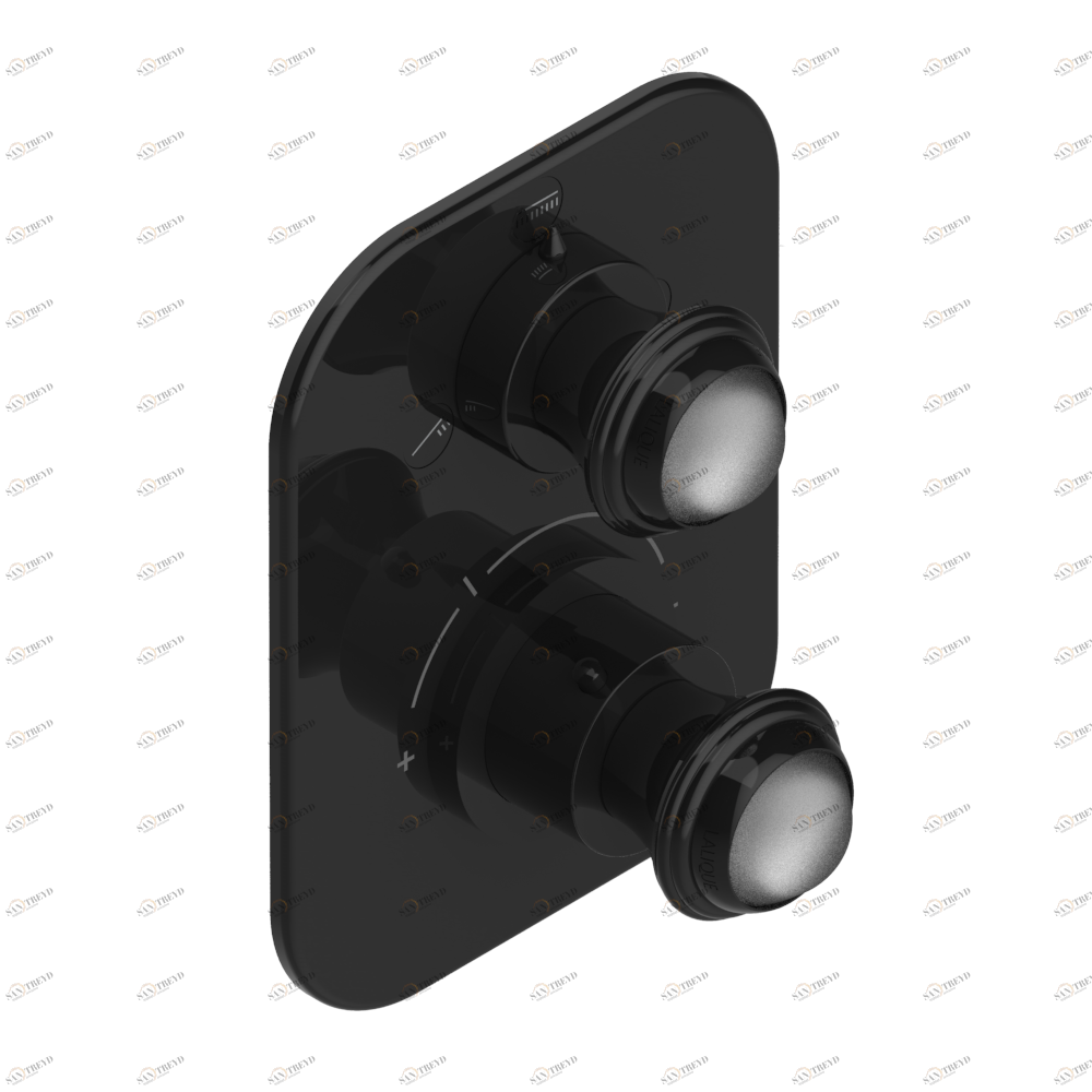 A2F-5600BE Ручки регулировки для термостата THG с переключателем на 3 выхода арт.5600AE Thg-paris Naïade Покрытие PVD бронза A2F 5600BE CAT.F
