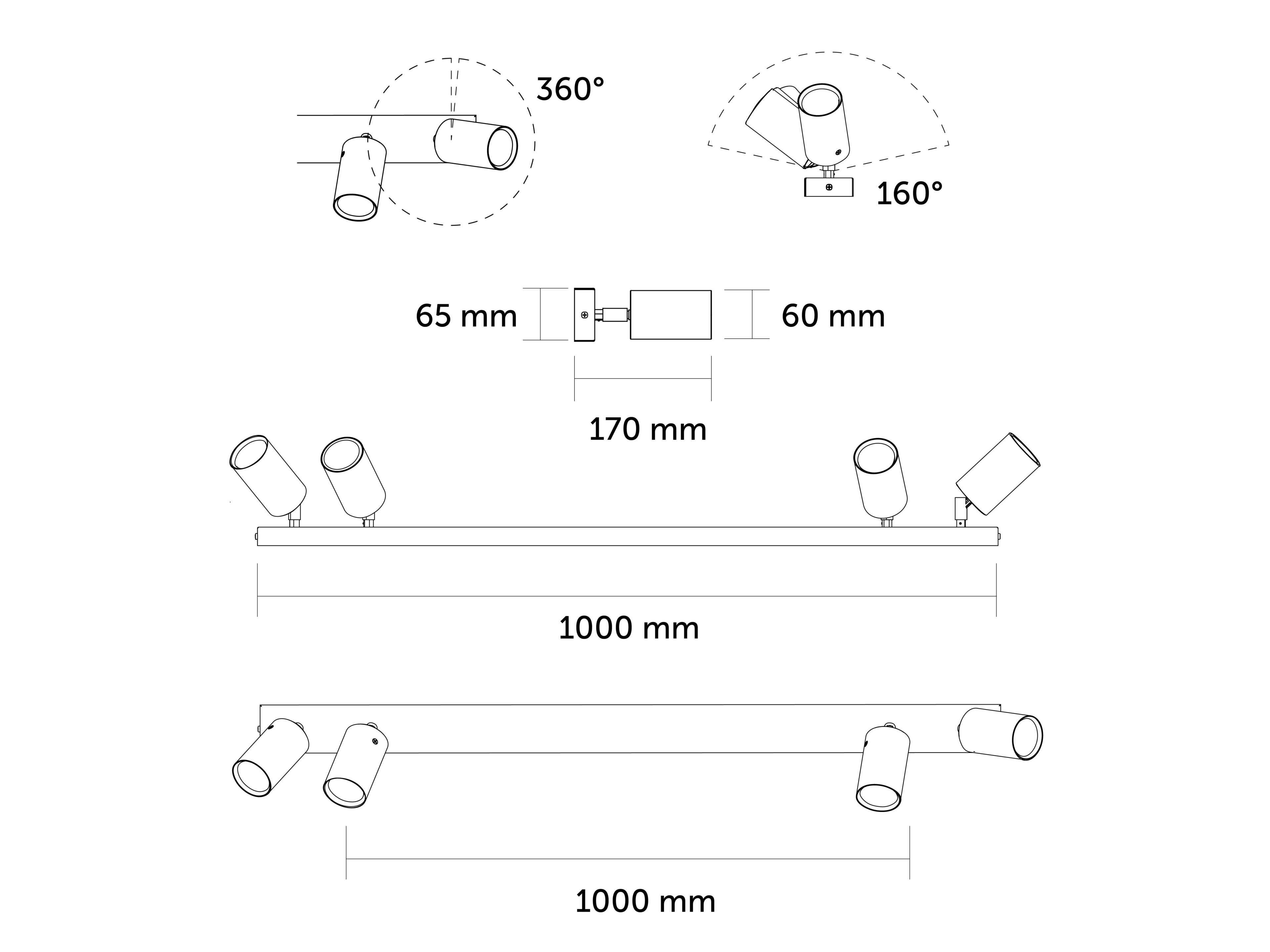 Несколько регулируемых светодиодных прожекторов WayPoint FLECK ARCH-00095820 - Вид №18