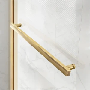 92028632 Душевой уголок Vincea Slim Soft VSR-1SS1011CLG прямоугольный 110x100см золото профиль эффект стекла прозрачный STLM-1425061