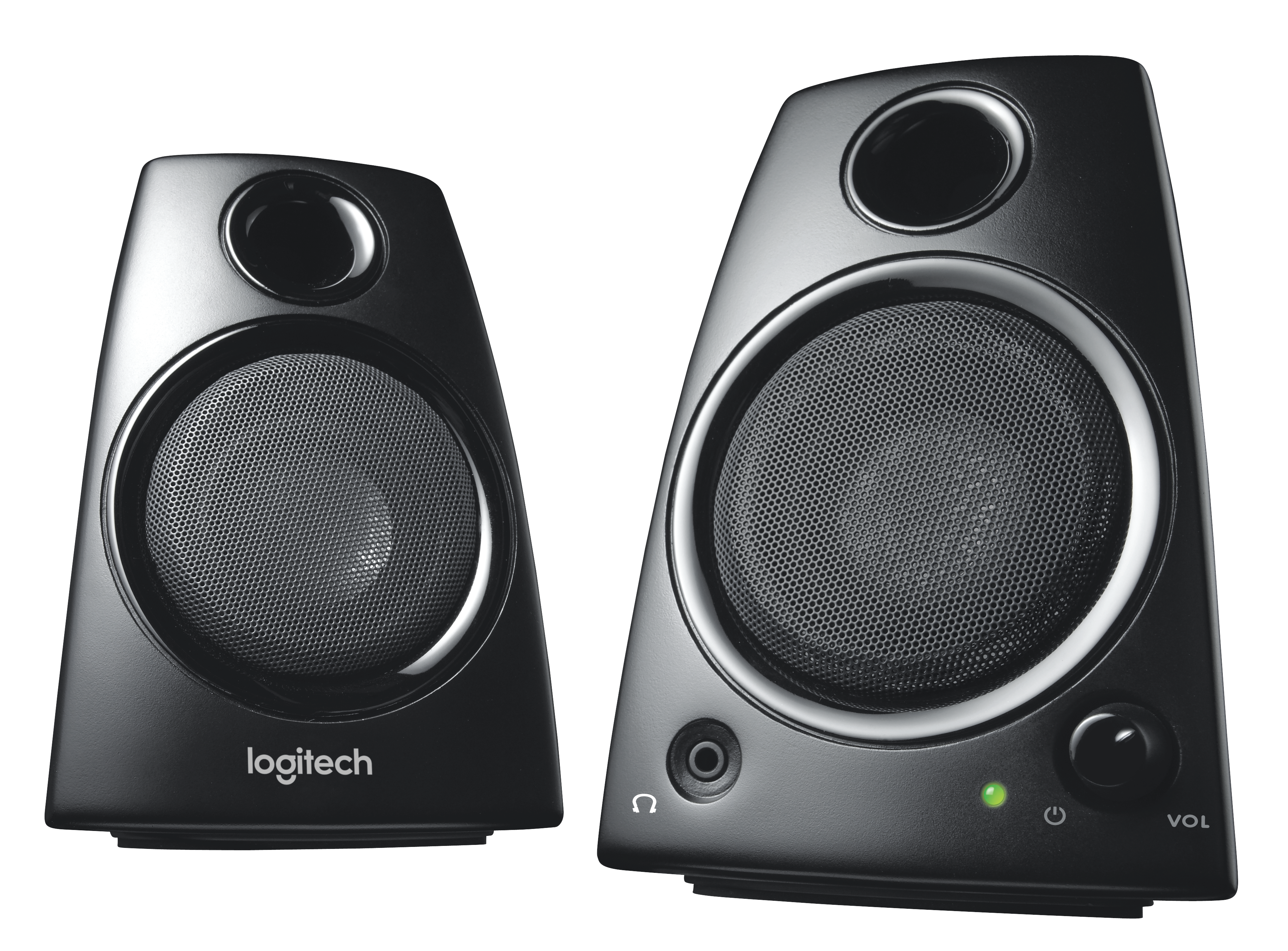 980-000418 Speaker system 2.0 z-130, 2*2.5w, black Logitech Santreyd  - Вид №3
