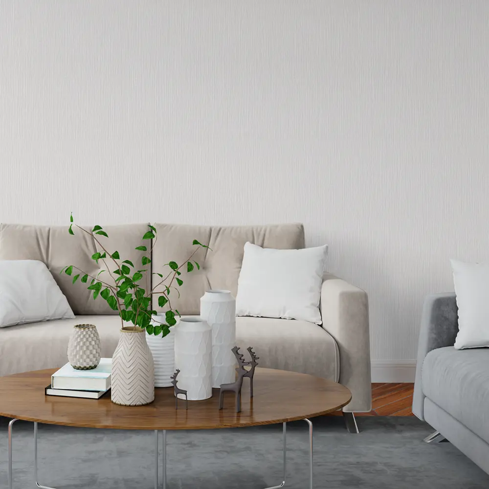 Santreyd Line: Флизелиновые обои жемчужного оттенка для элегантного интерьера 89398643 STLM-1353788 - Вид №2