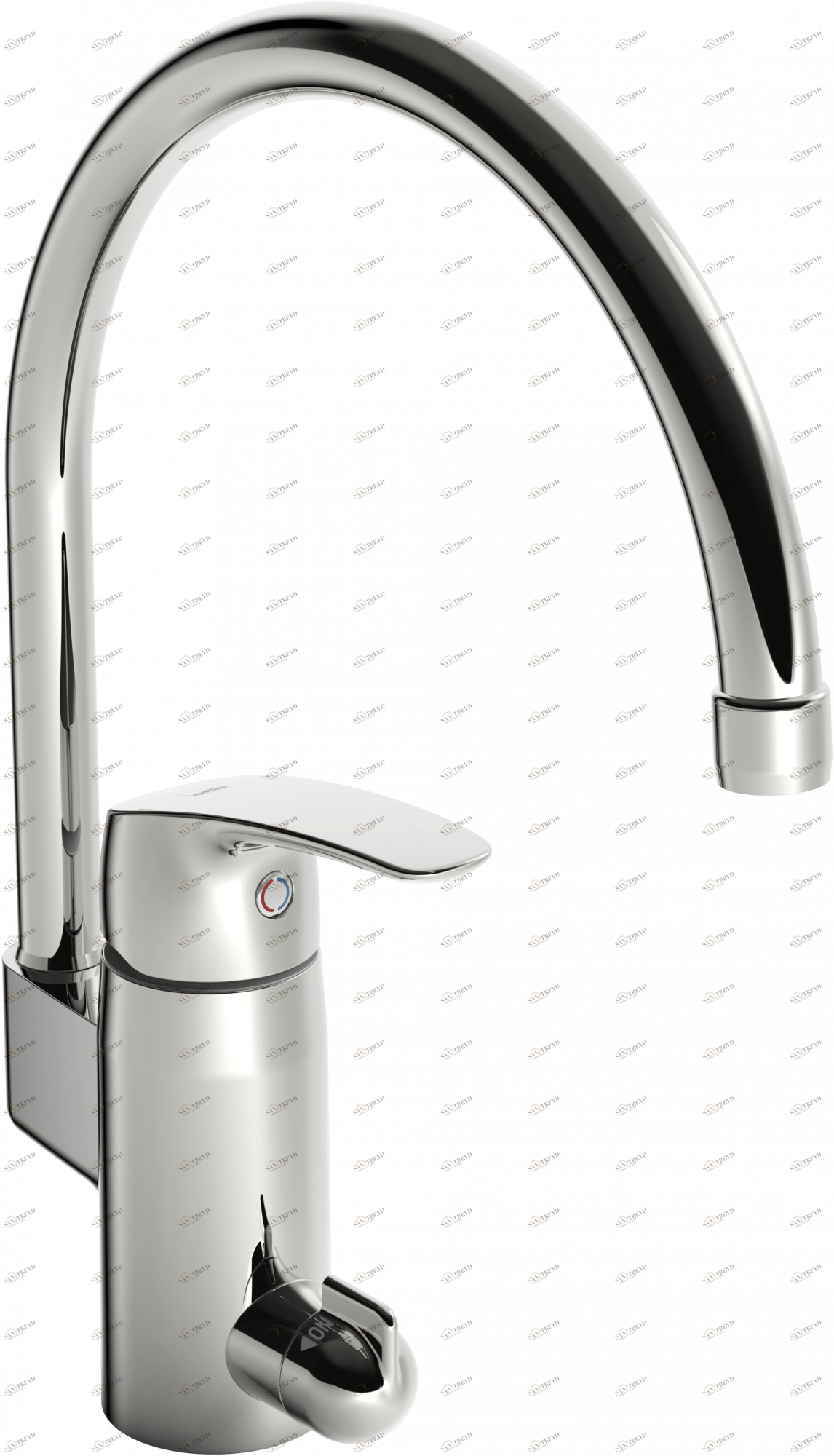 Oras 1039 Смеситель для кухни с клапаном 1039 Safira Хром 