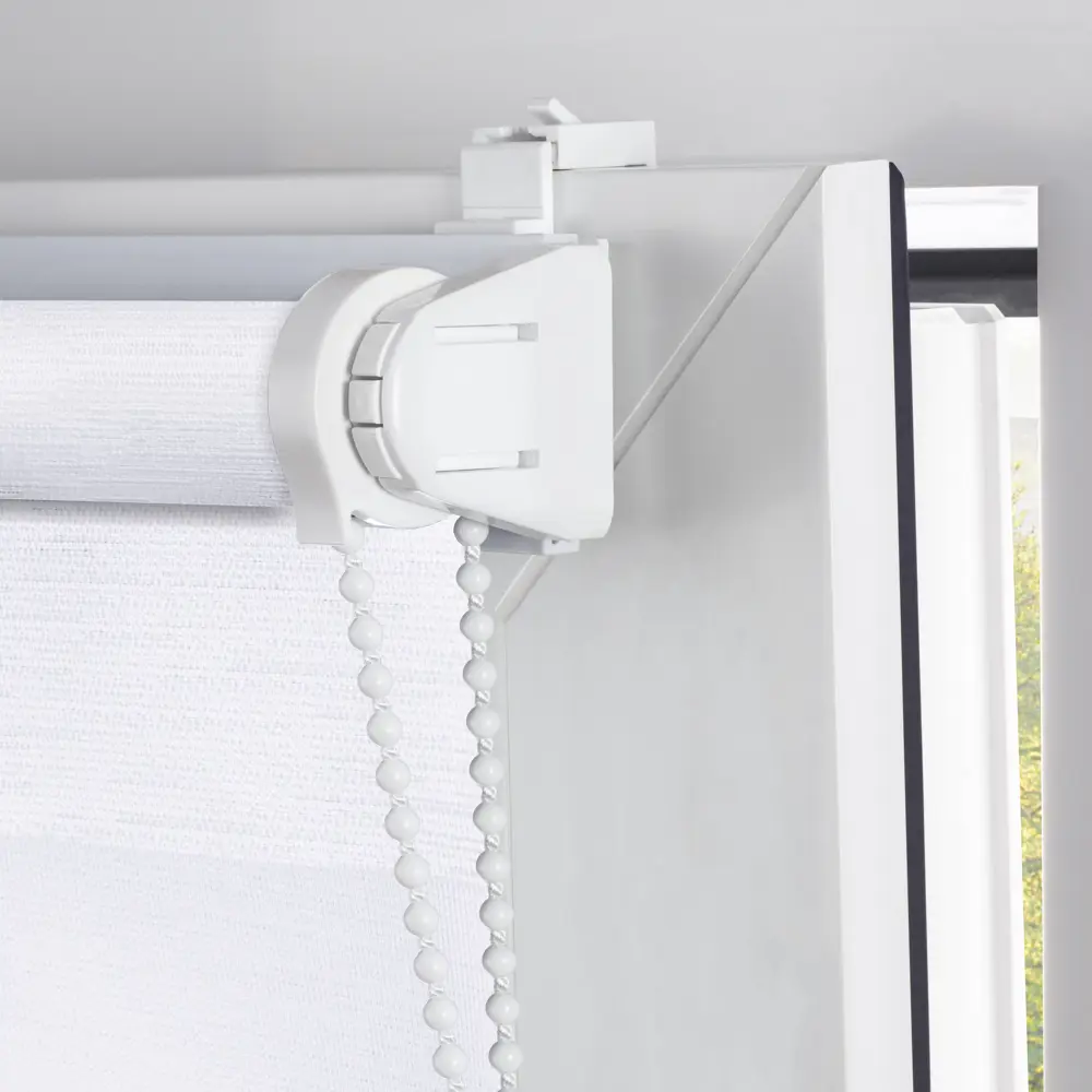 Рулонная штора день-ночь MIAMOZA Москва 80×160 см белая 89411387 STLM-1565113 - Вид №3