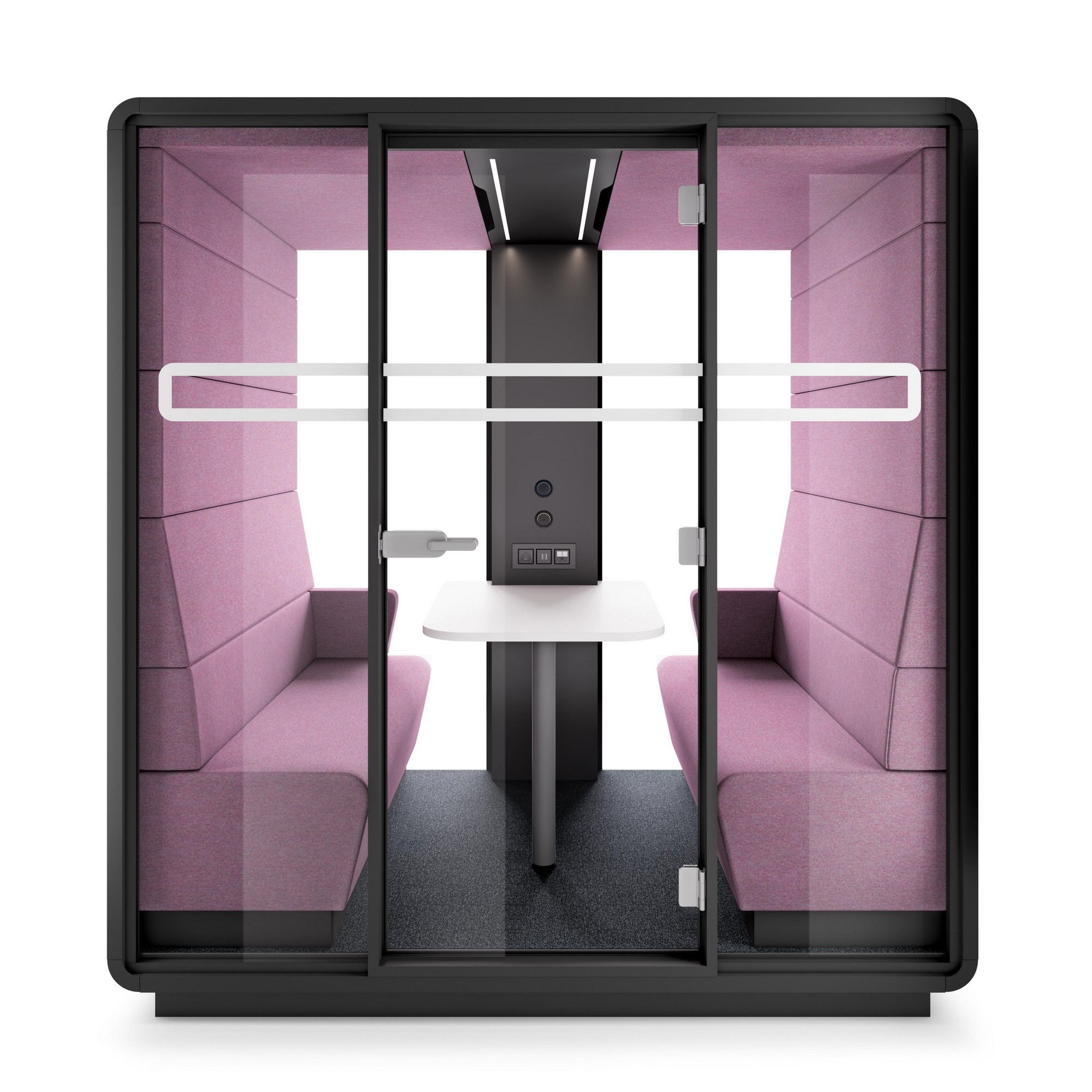 Многосторонняя акустическая офисная кабина со встроенным освещением Mikomax Smart Office Hushoffice ARCH-00086277 - Вид №35