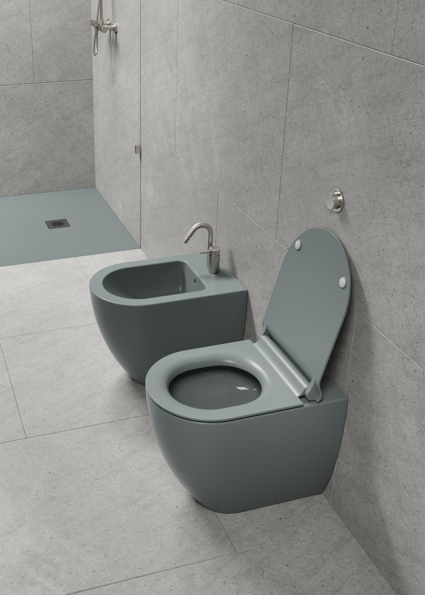 881011 Подвесной унитаз настенный Белый GSI ceramica Pura Италия - Вид №2