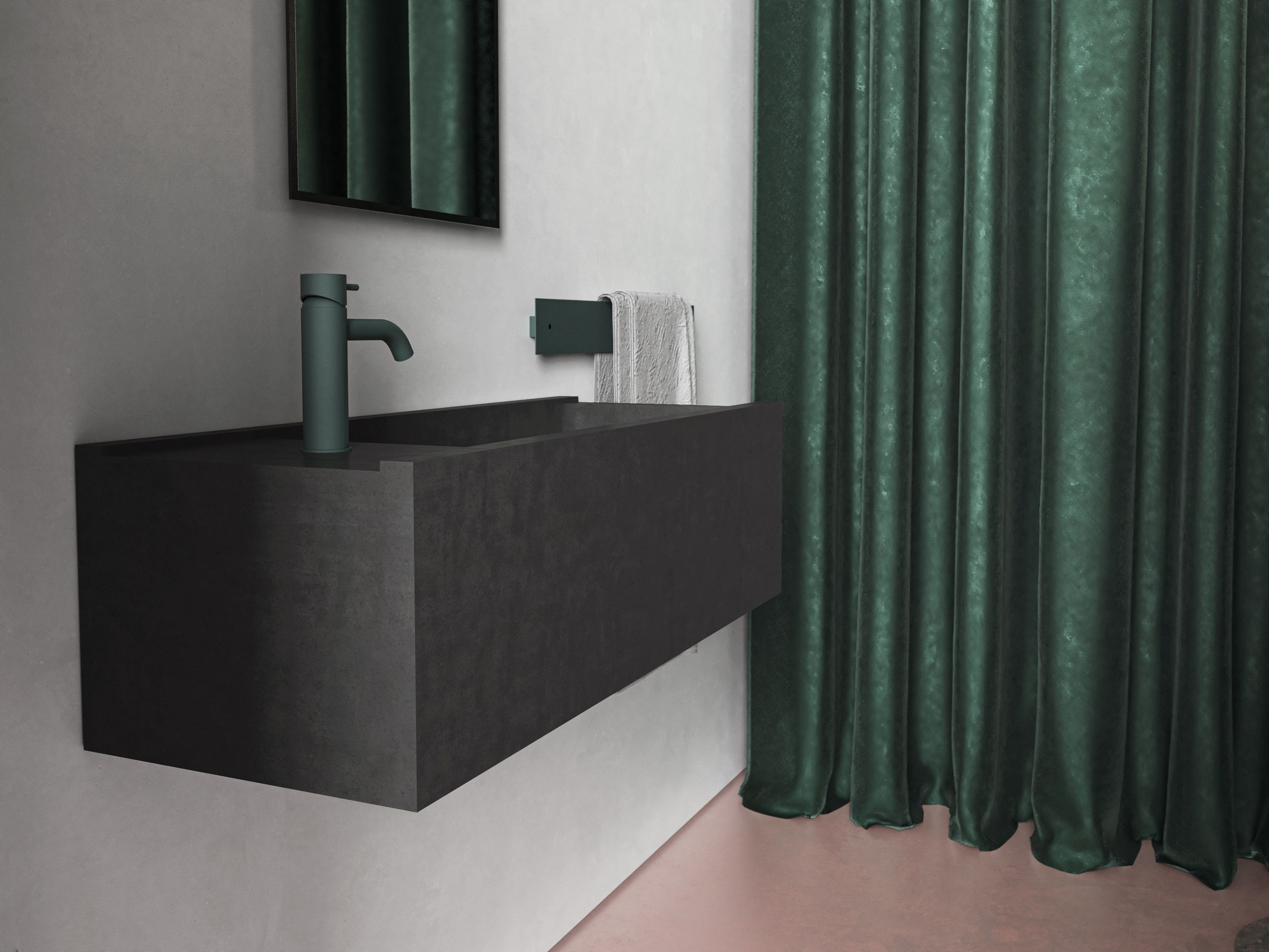 Прямоугольная бетонная подвесная раковина Moab Elledue ARCH-00132011 - Вид №1