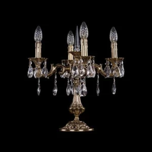 Настольная лампа дизайнерская Innervate 7001/4/125-51/A/GB BOHEMIA IVELE ПОДСВЕЧНИК, СВЕЧА 080288 Бронза;прозрачный