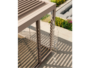 Наружная стеклянная входная дверь