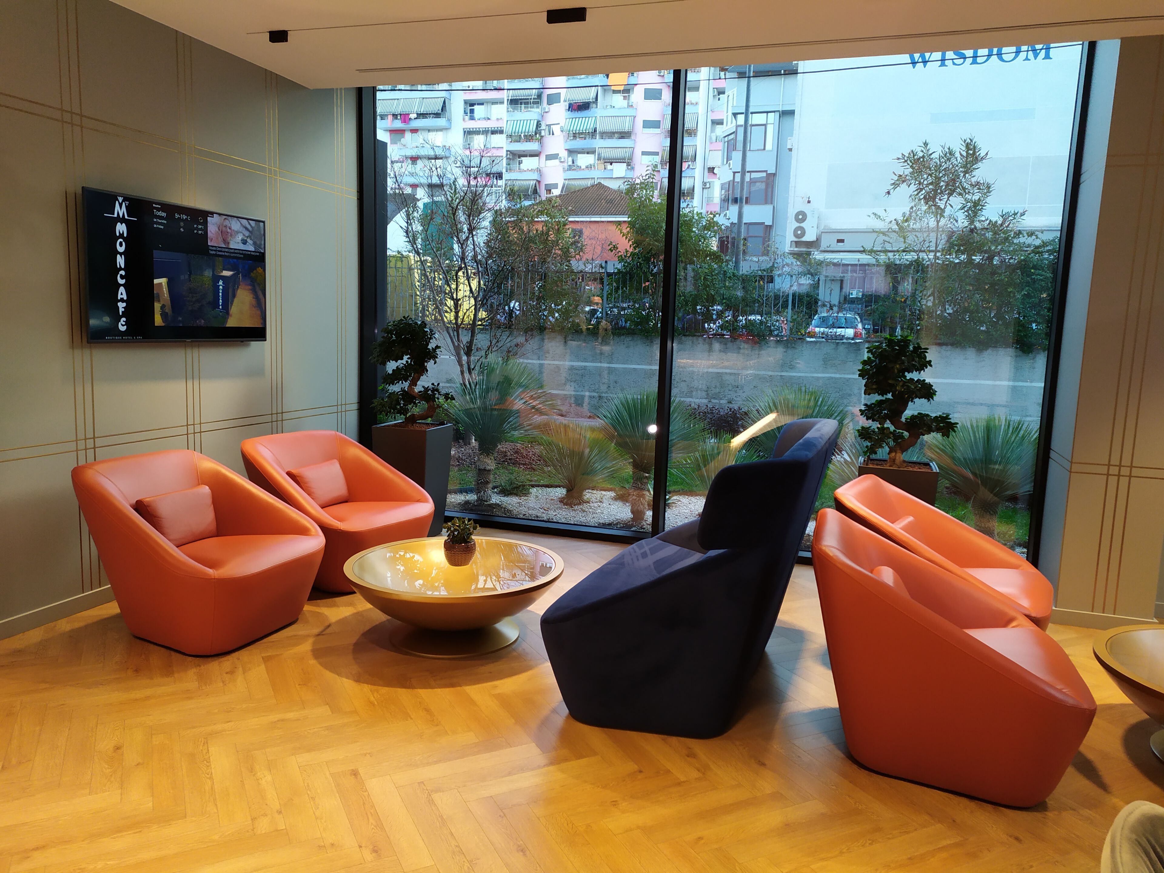 Круглый журнальный столик из стекловолокна ABLE MARS ARCH-00100480 - Вид №5