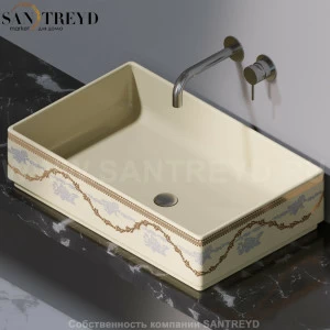 L620469G Накладная раковина на столешницу  прямоугольная A. e T. Italia Fly