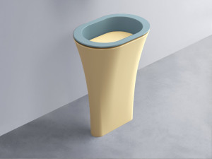 AMLA65-PL+AMPILO-CN+AMCOLO-CN Раковина Amedeo Ovale отдельностоящая cielo Enjoy + Amedeo