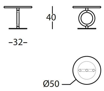 Журнальный столик из стали и МДФ SANCAL ARCH-00115676 - Вид №16