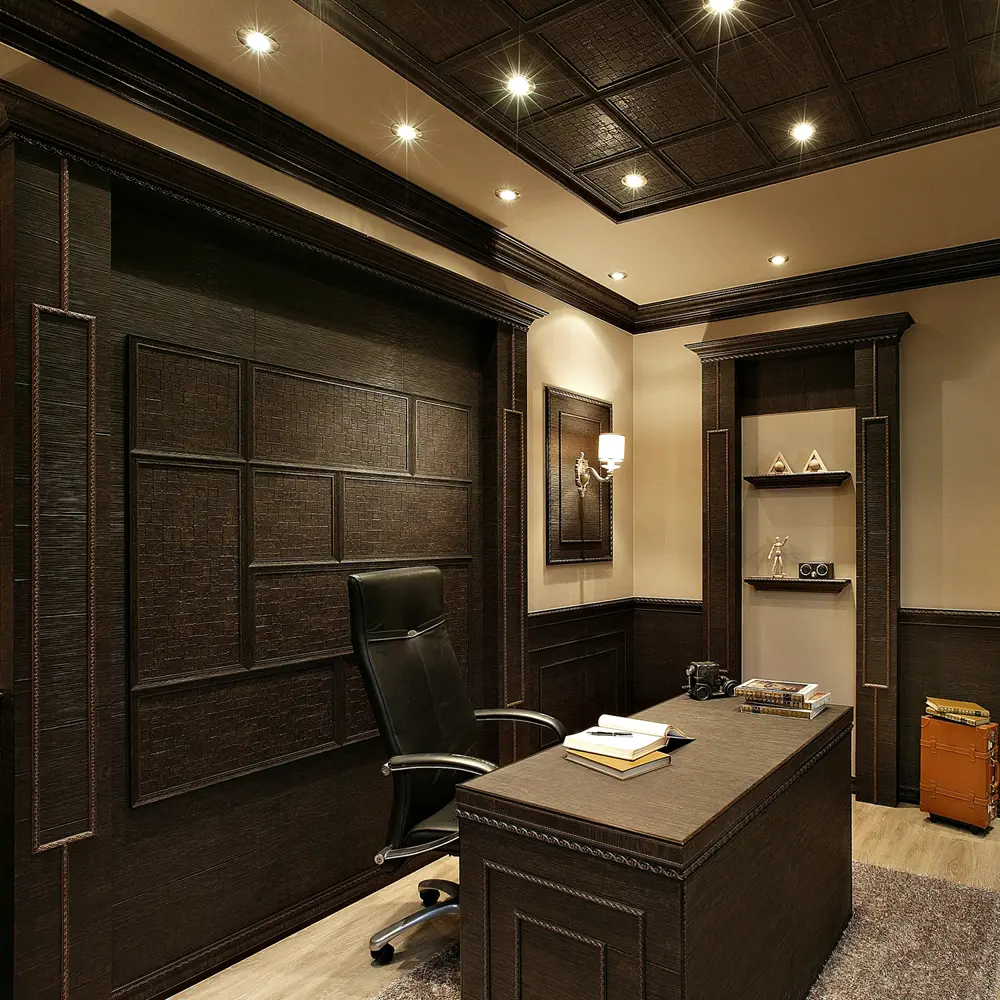 Молдинг настенный полистирол Decomaster 130-966 коричневый 80х15х2000 мм STLM-2009707 - Вид №2