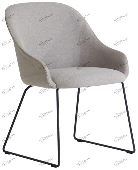 Potocco Стул с обивкой из ткани с подлокотниками Lyz 918 sli