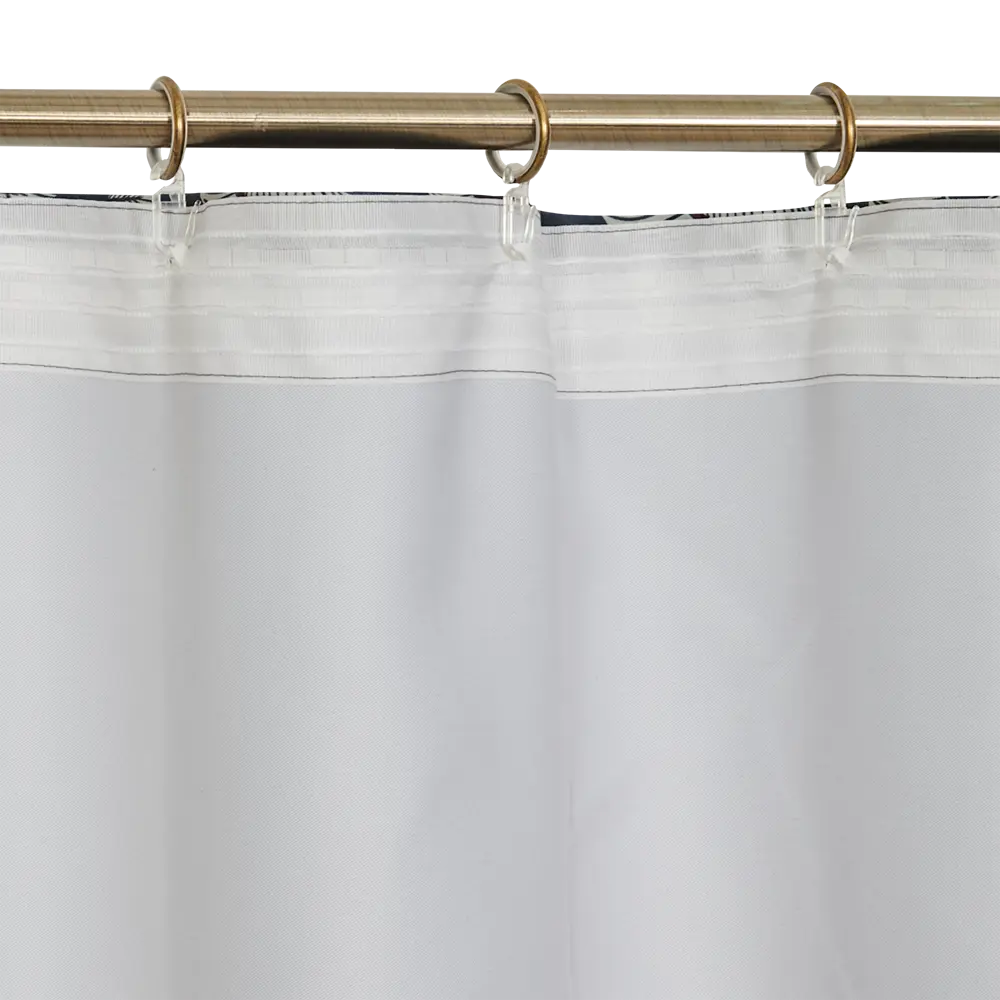 Штора на ленте Цветы 160x260 см цвет синий WITERRA STLM-2129474 - Вид №3