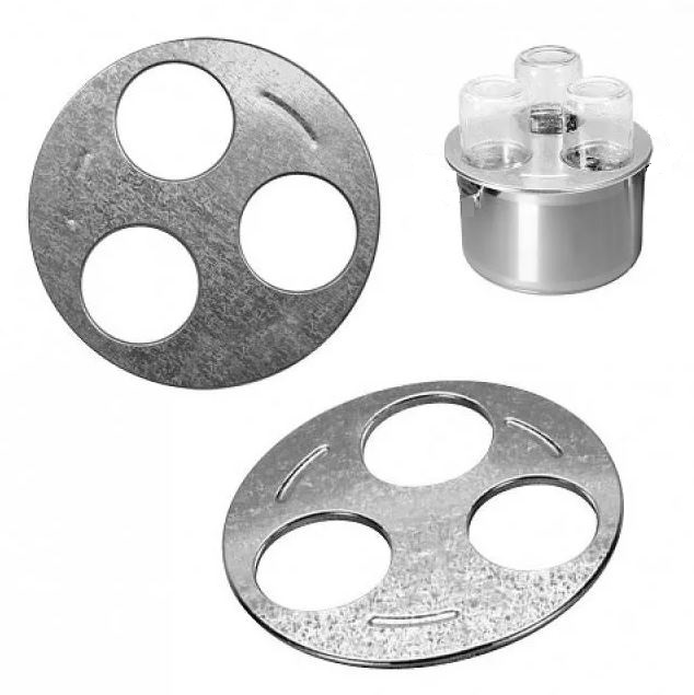 84758315 Стерилизатор тройной ø8.2 см сталь серый STLM-0054694 Santreyd  - Вид №1