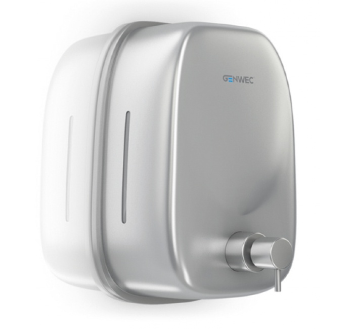 GW04 03 04 01 Genwec Дозатор мыла Satin 304 из нержавеющей стали 1500 мл 