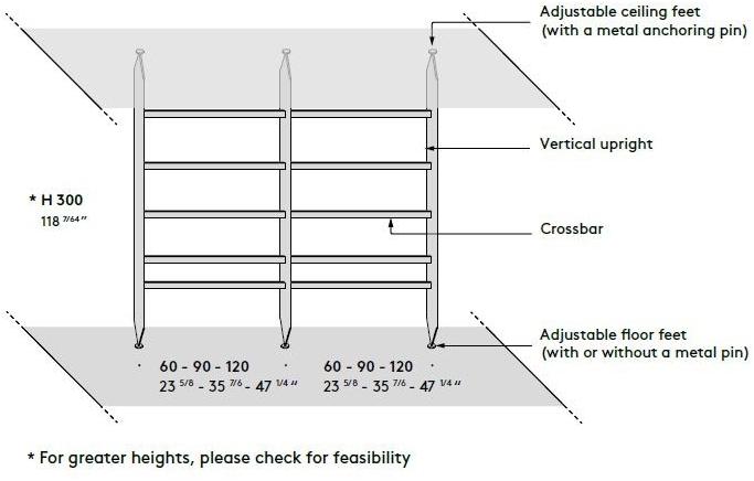 Cesar Двусторонняя система из экструдированного алюминия The 50’s sun-id-1473485 - Вид №6