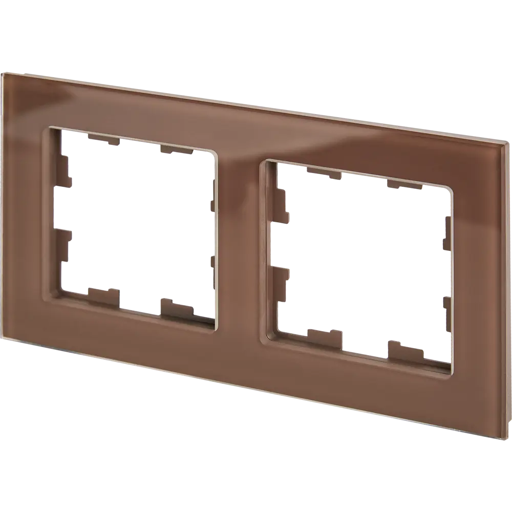Рамка для розеток и выключателей IEK Brite 2 поста цвет бронза 87761314 STLM-2148552 - Вид №2
