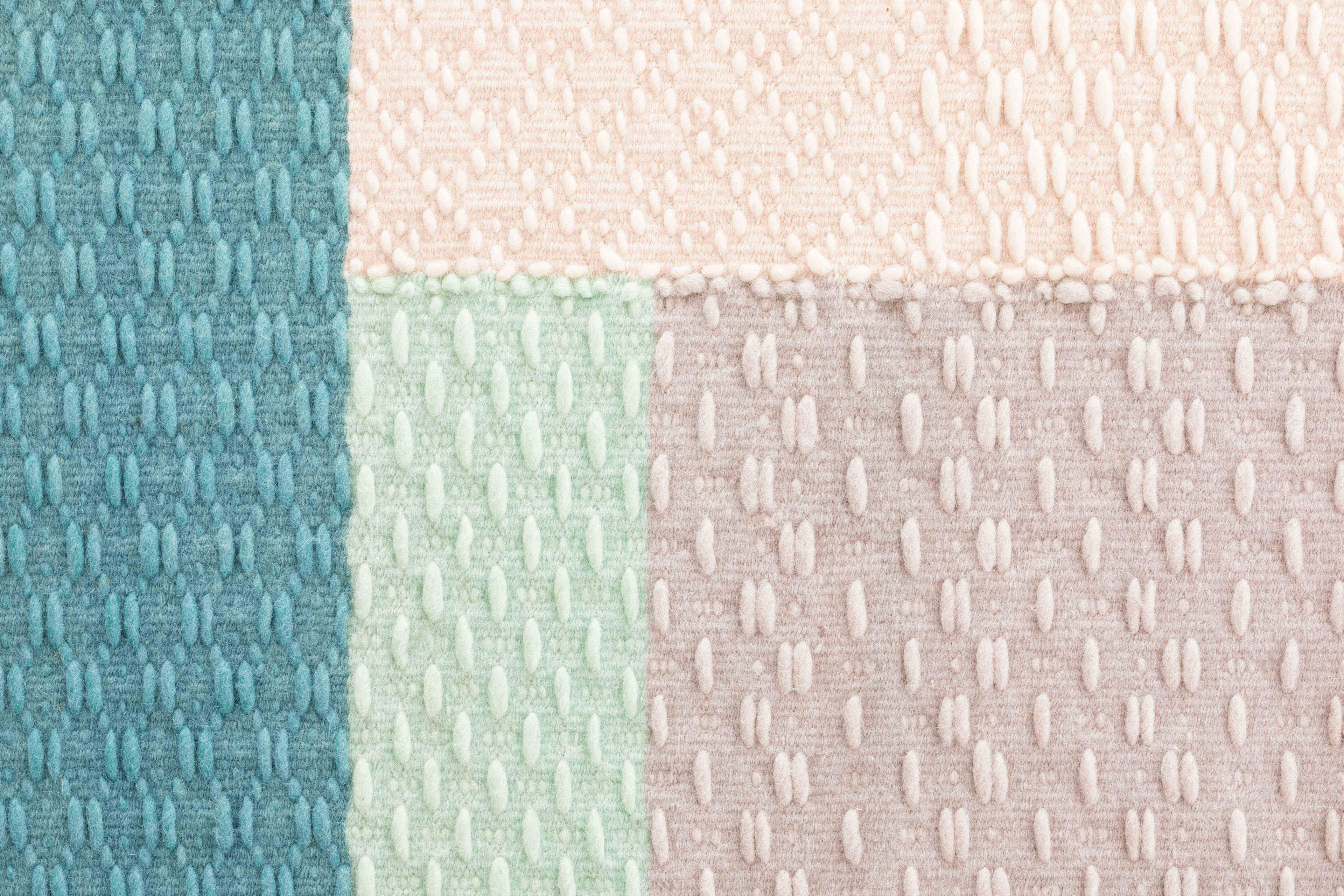 Прямоугольный шерстяной ковер GAN WEAVE MEETING POINT BLUE ARCH-00137645 - Вид №3