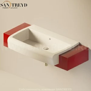 Flaminia UNA Консоль для раковины от 120 до 200 см красная UNA90M1.3011