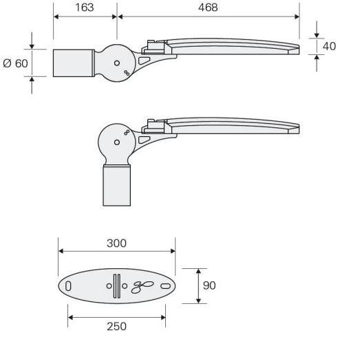 ENGI Светодиодный уличный фонарь из анодированного алюминия  Enfu  - Вид №2