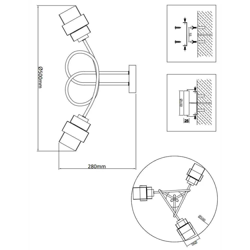 Люстра Escada Hurricane с цилиндрическими плафонами для современного интерьера 89377542 STLM-1496709 - Вид №9